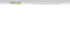 Desktop Screenshot of prime-light.com